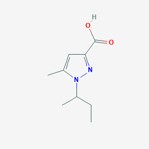 1-(butan-2-yl)-5-methyl-1H-pyrazole-3-carboxylic acid
