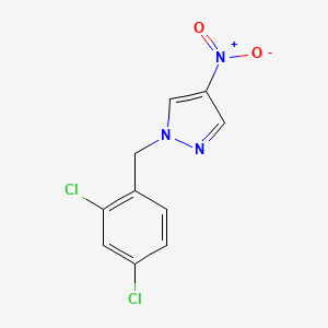 molecular formula C10H7Cl2N3O2 B2683999 1-(2,4-dichlorobenzyl)-4-nitro-1H-pyrazole CAS No. 90723-90-3