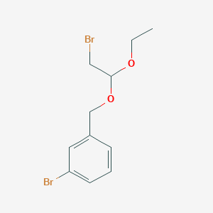 1-Bromo-3-[(2-bromo-1-ethoxyethoxy)methyl]benzene