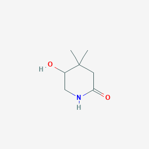 5-Hydroxy-4,4-dimethylpiperidin-2-one