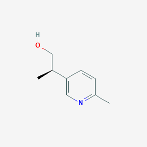 (2R)-2-(6-Methylpyridin-3-yl)propan-1-ol
