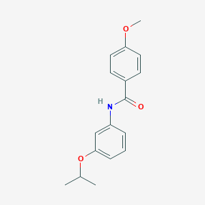 molecular formula C17H19NO3 B268406 N-(3-isopropoxyphenyl)-4-methoxybenzamide 