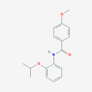 molecular formula C17H19NO3 B268407 N-(2-isopropoxyphenyl)-4-methoxybenzamide 