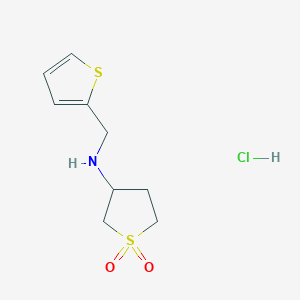 3-[(Thiophen-2-ylmethyl)amino]-1lambda6-thiolane-1,1-dione hydrochloride
