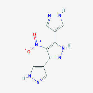 4-nitro-3-(1H-pyrazol-4-yl)-5-(4-pyrazolylidene)-1,2-dihydropyrazole
