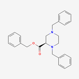 Benzyl (R)-1,4-dibenzylpiperazine-2-carboxylate