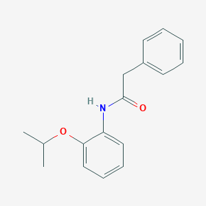 molecular formula C17H19NO2 B268409 N-(2-isopropoxyphenyl)-2-phenylacetamide 