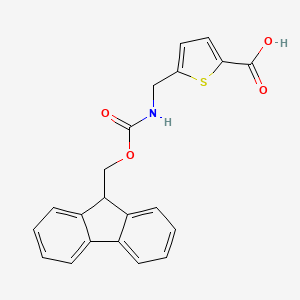5-[({[(9H-fluoren-9-yl)methoxy]carbonyl}amino)methyl]thiophene-2-carboxylic acid