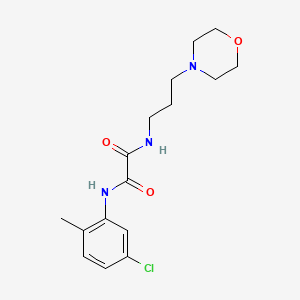 molecular formula C16H22ClN3O3 B2684134 N'-(5-chloro-2-methylphenyl)-N-(3-morpholin-4-ylpropyl)oxamide CAS No. 899956-64-0