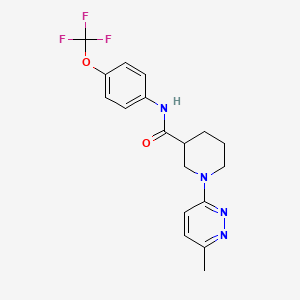 1-(6-methylpyridazin-3-yl)-N-(4-(trifluoromethoxy)phenyl)piperidine-3-carboxamide