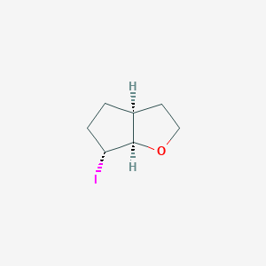 (3As,6R,6aR)-6-iodo-3,3a,4,5,6,6a-hexahydro-2H-cyclopenta[b]furan