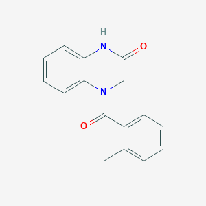 4-(2-methylbenzoyl)-3,4-dihydroquinoxalin-2(1H)-one
