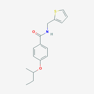 molecular formula C16H19NO2S B268421 4-sec-butoxy-N-(2-thienylmethyl)benzamide 