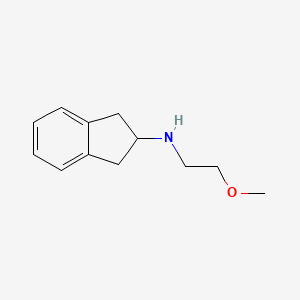 molecular formula C12H17NO B2684225 N-(2-methoxyethyl)-2,3-dihydro-1H-inden-2-amine CAS No. 416867-31-7