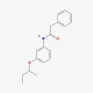 molecular formula C18H21NO2 B268423 N-(3-sec-butoxyphenyl)-2-phenylacetamide 