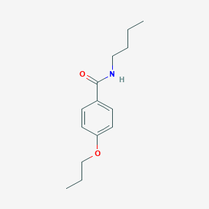 molecular formula C14H21NO2 B268426 N-butyl-4-propoxybenzamide 