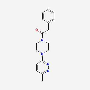 1-(4-(6-Methylpyridazin-3-yl)piperazin-1-yl)-2-phenylethanone