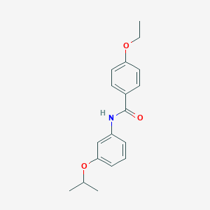 molecular formula C18H21NO3 B268428 4-ethoxy-N-(3-isopropoxyphenyl)benzamide 