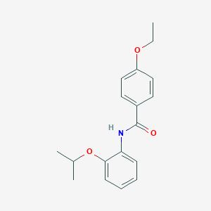 molecular formula C18H21NO3 B268431 4-ethoxy-N-(2-isopropoxyphenyl)benzamide 