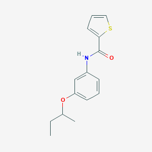 molecular formula C15H17NO2S B268435 N-(3-sec-butoxyphenyl)-2-thiophenecarboxamide 