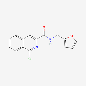 molecular formula C15H11ClN2O2 B2684370 1-chloro-N-[(furan-2-yl)methyl]isoquinoline-3-carboxamide CAS No. 1097114-62-9