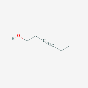 molecular formula C7H12O B026844 4-庚炔-2-醇 CAS No. 19781-81-8