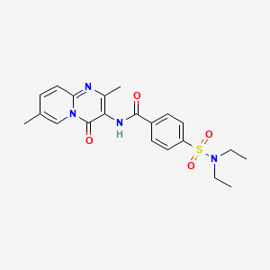 4-(N,N-diethylsulfamoyl)-N-(2,7-dimethyl-4-oxo-4H-pyrido[1,2-a]pyrimidin-3-yl)benzamide