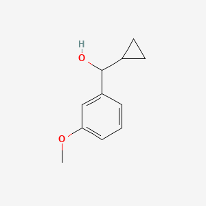 molecular formula C11H14O2 B2684423 环丙基(3-甲氧基苯基)甲醇 CAS No. 79134-93-3