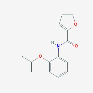 molecular formula C14H15NO3 B268443 N-(2-isopropoxyphenyl)-2-furamide 