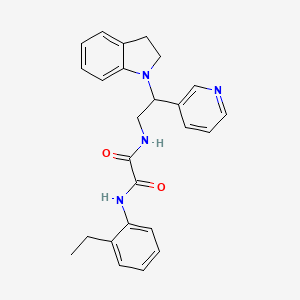 N1-(2-ethylphenyl)-N2-(2-(indolin-1-yl)-2-(pyridin-3-yl)ethyl)oxalamide