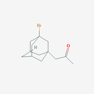 molecular formula C13H19BrO B2684458 1-(3-bromoadamantan-1-yl)propan-2-one CAS No. 727416-54-8