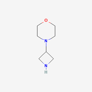 molecular formula C7H14N2O B2684465 4-(Azetidin-3-yl)morpholine CAS No. 223381-71-3; 302355-79-9
