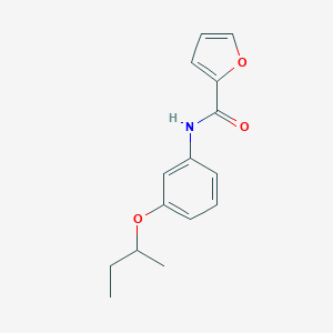 molecular formula C15H17NO3 B268451 N-(3-sec-butoxyphenyl)-2-furamide 