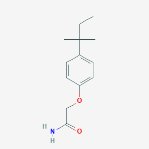 molecular formula C13H19NO2 B268456 2-[4-(1,1-Dimethylpropyl)phenoxy]acetamide 