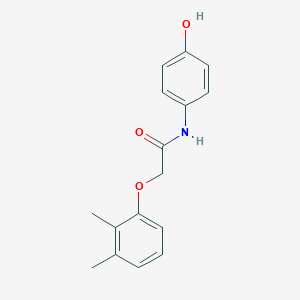 molecular formula C16H17NO3 B268457 2-(2,3-dimethylphenoxy)-N-(4-hydroxyphenyl)acetamide 