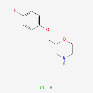 2-[(4-Fluorophenoxy)methyl]morpholine HCl