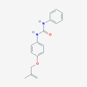 molecular formula C17H18N2O2 B268463 N-{4-[(2-methyl-2-propenyl)oxy]phenyl}-N'-phenylurea 