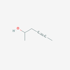 molecular formula C6H10O B026848 己-4-炔-2-醇 CAS No. 19780-83-7