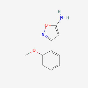 molecular formula C10H10N2O2 B2684810 3-(2-Methoxyphenyl)-1,2-oxazol-5-amine CAS No. 54606-19-8
