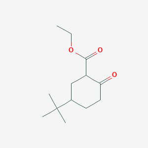 molecular formula C13H22O3 B2684889 Ethyl 5-tert-butyl-2-oxocyclohexane-1-carboxylate CAS No. 13049-54-2