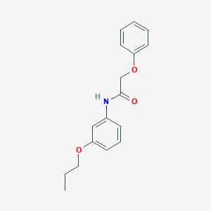 molecular formula C17H19NO3 B268492 2-phenoxy-N-(3-propoxyphenyl)acetamide 