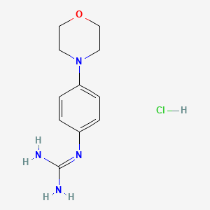 N-[4-(morpholin-4-yl)phenyl]guanidine hydrochloride