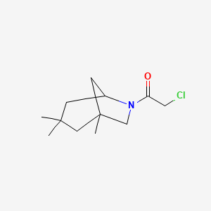 2-Chloro-1-(1,3,3-trimethyl-6-azabicyclo[3.2.1]oct-6-yl)ethan-1-one