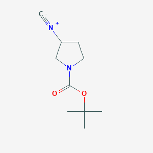 molecular formula C10H16N2O2 B2684944 Tert-butyl 3-isocyanopyrrolidine-1-carboxylate CAS No. 1301740-68-0
