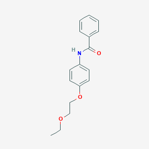 molecular formula C17H19NO3 B268495 N-[4-(2-ethoxyethoxy)phenyl]benzamide 