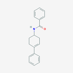 molecular formula C19H19NO B2684958 N-(4-苯基环庚-3-烯-1-基)苯甲酰胺 CAS No. 1820711-63-4