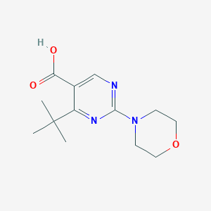 4-Tert-butyl-2-morpholin-4-ylpyrimidine-5-carboxylic acid