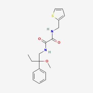 N1-(2-methoxy-2-phenylbutyl)-N2-(thiophen-2-ylmethyl)oxalamide