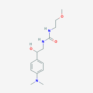 molecular formula C14H23N3O3 B2685027 1-(2-(4-(Dimethylamino)phenyl)-2-hydroxyethyl)-3-(2-methoxyethyl)urea CAS No. 1421505-20-5
