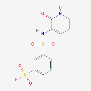3-[(2-Hydroxypyridin-3-yl)sulfamoyl]benzene-1-sulfonyl fluoride